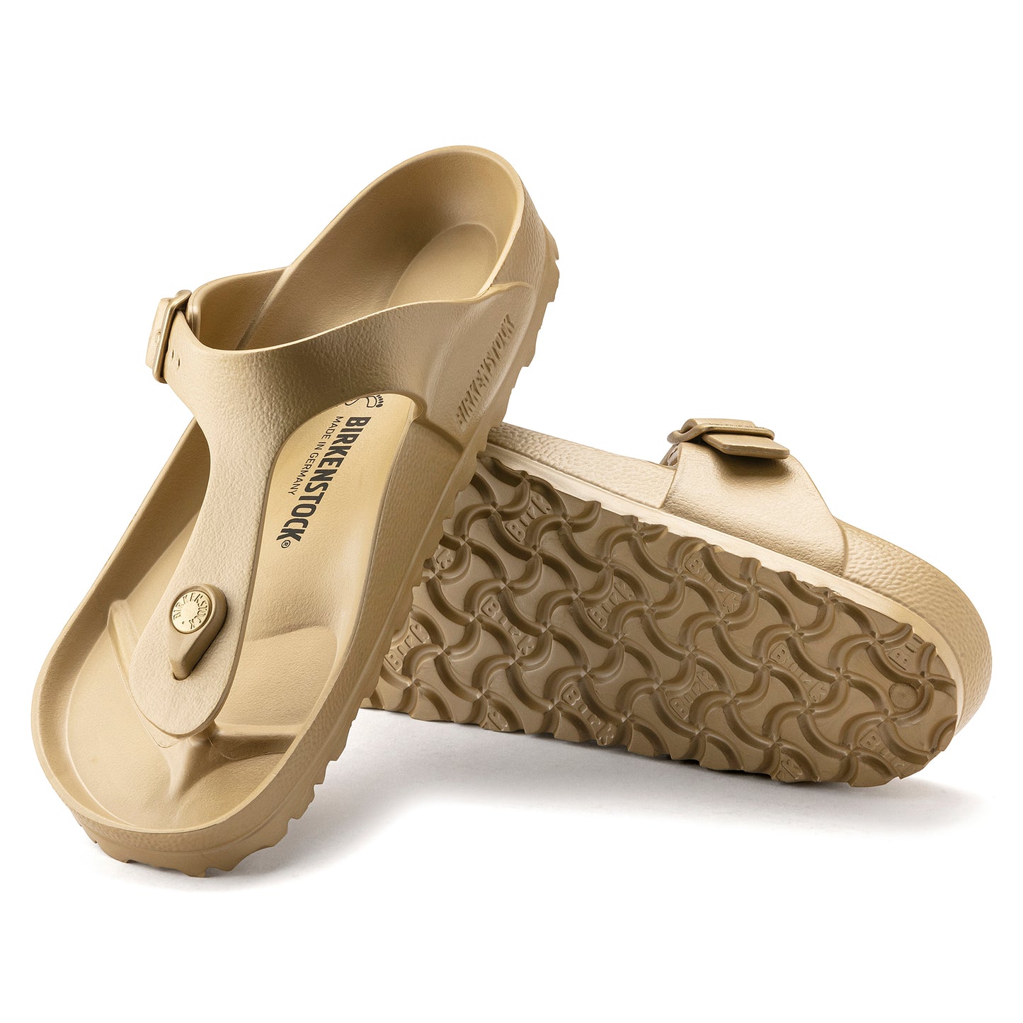 BIRKENSTOCK Women's Gizeh Essentials EVA Glamour Gold