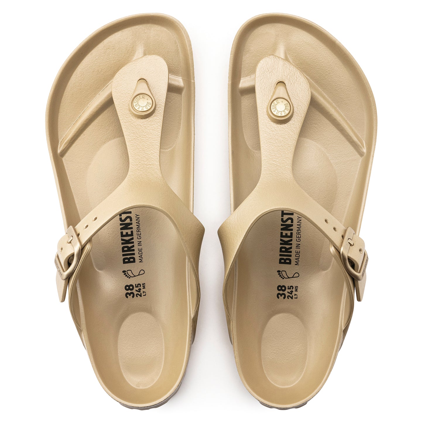 BIRKENSTOCK Women's Gizeh Essentials EVA Glamour Gold