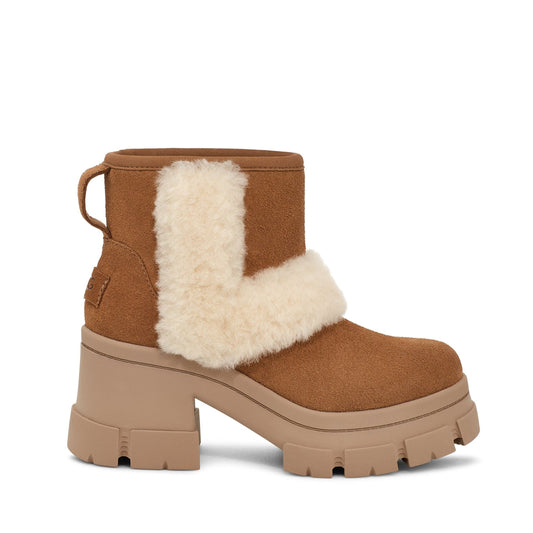 UGG Women's Brooklyn Sunburst Waterproof Sheepskin Platform Boots