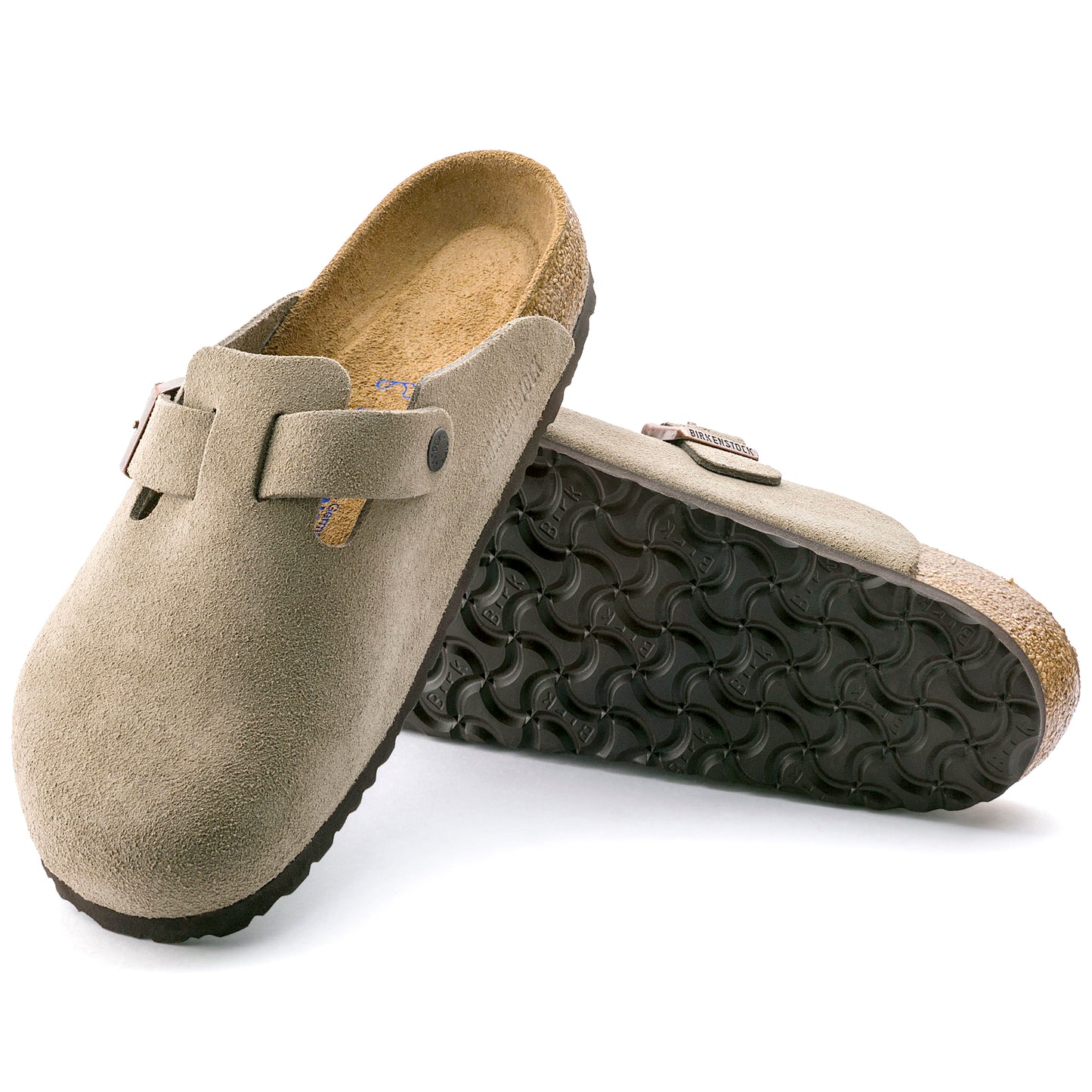 Birkenstock Boston Suede Soft Footbed