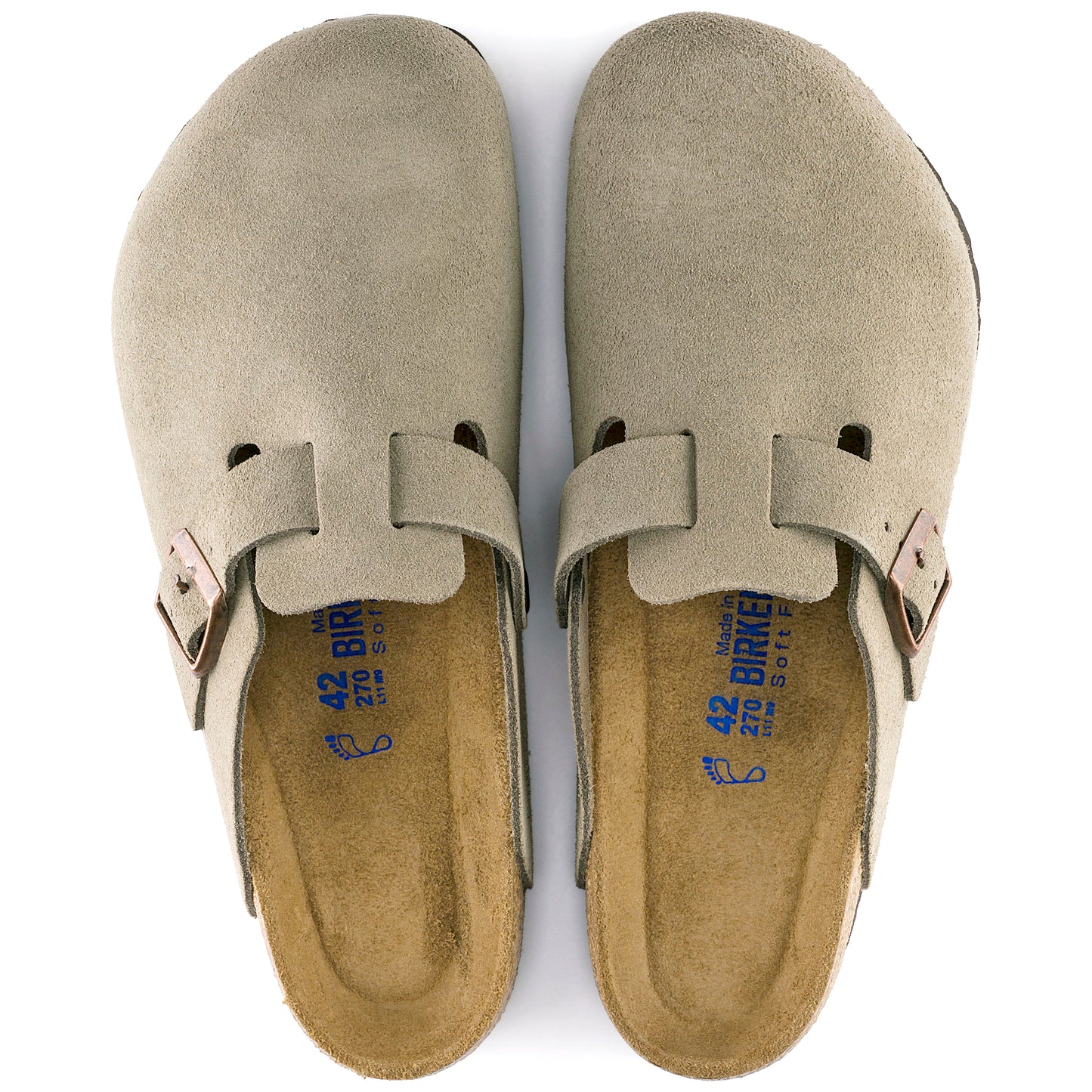 Birkenstock Boston Suede Soft Footbed