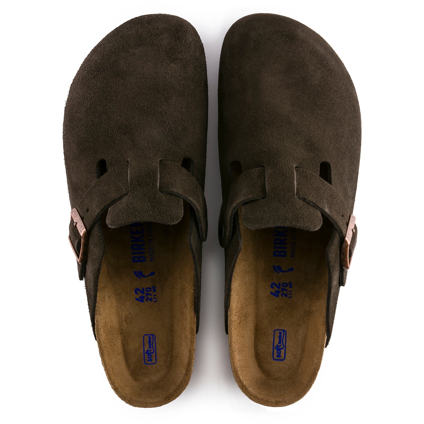Birkenstock Boston Suede Soft Footbed