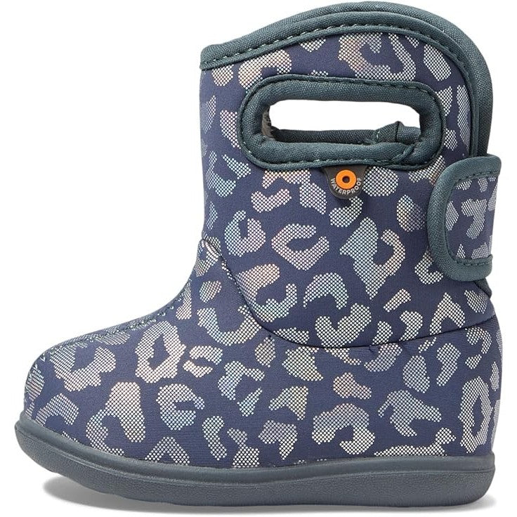 Metallic Leopard Misty Grey