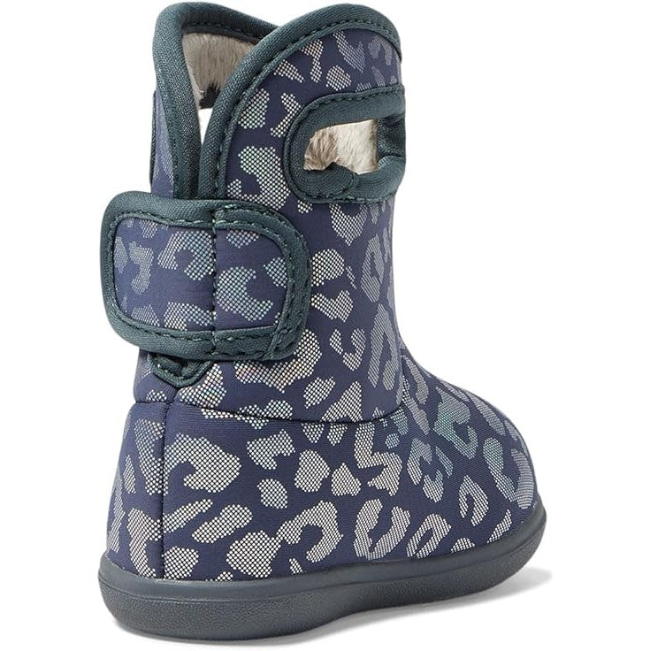 Metallic Leopard Misty Grey