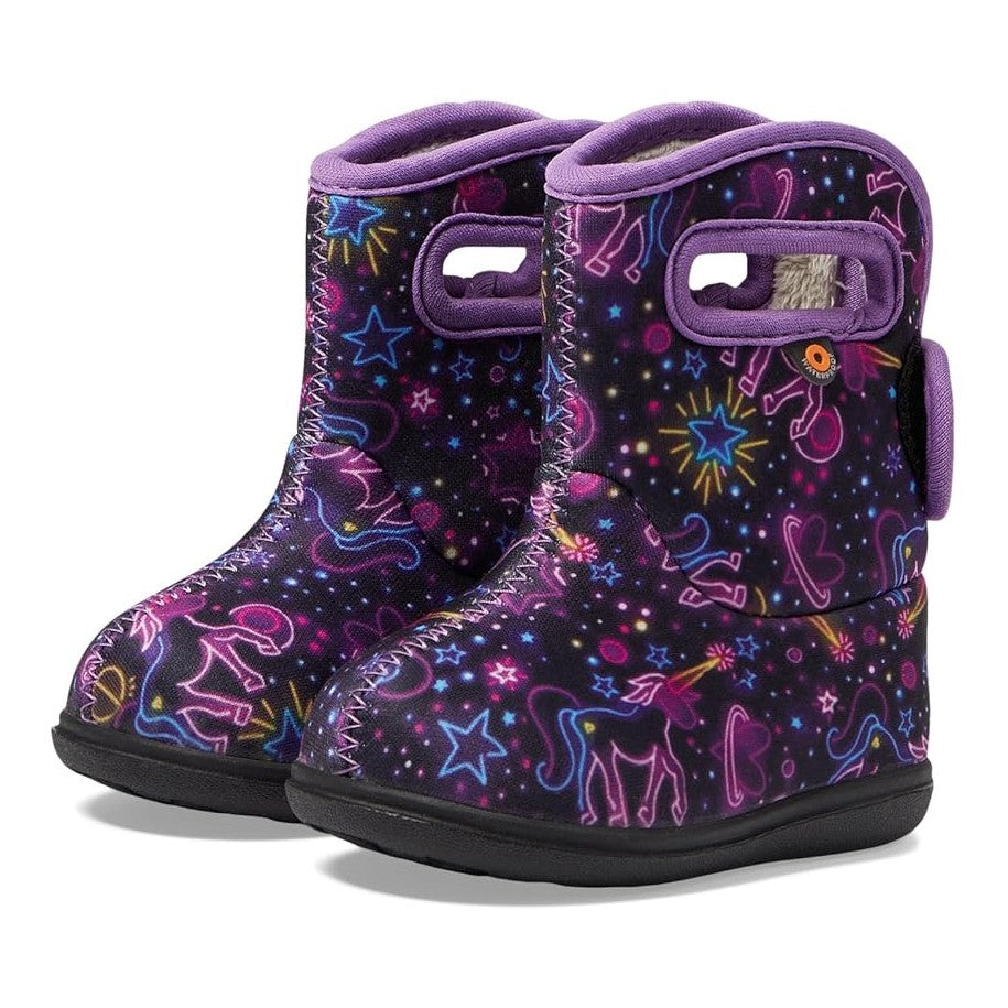 Neon Unicorn Black Multi