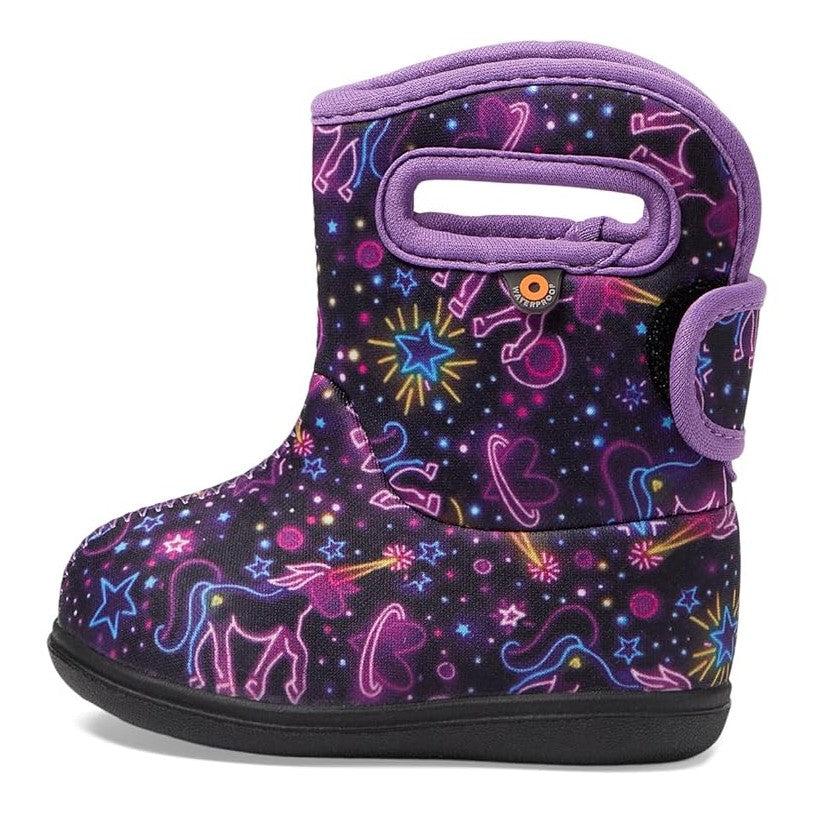 Neon Unicorn Black Multi