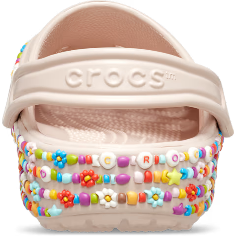 Crocs Kids' Classic Beaded Band Clog