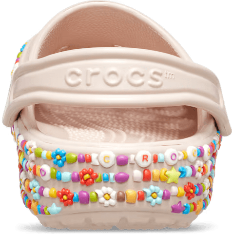 Crocs Kids' Classic Beaded Band Clog
