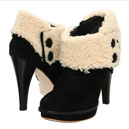 UGG Georgette Ankle Platform High Heel Boots