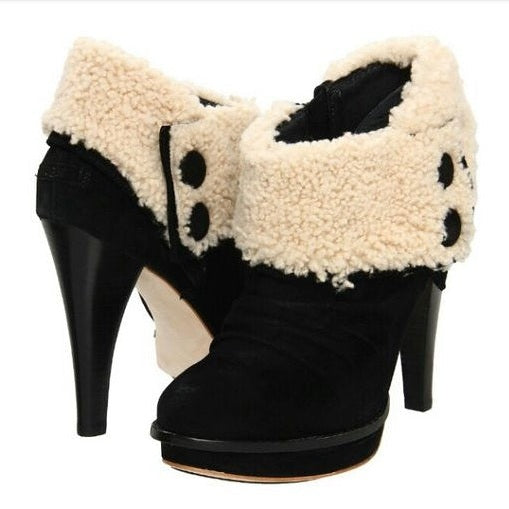 UGG Georgette Ankle Platform High Heel Boots