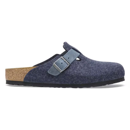 Birkenstock Boston Natural Leather-Felt
