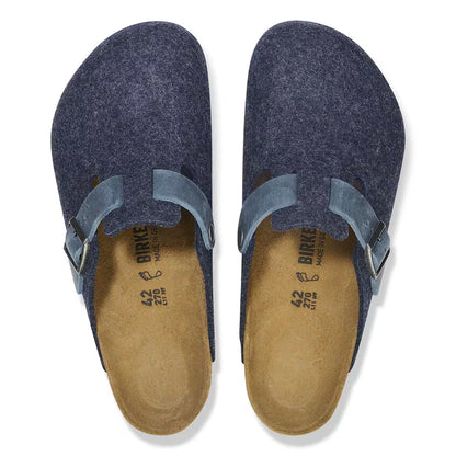 Birkenstock Boston Natural Leather-Felt