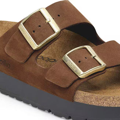 Dark Tea Nubuck Leather