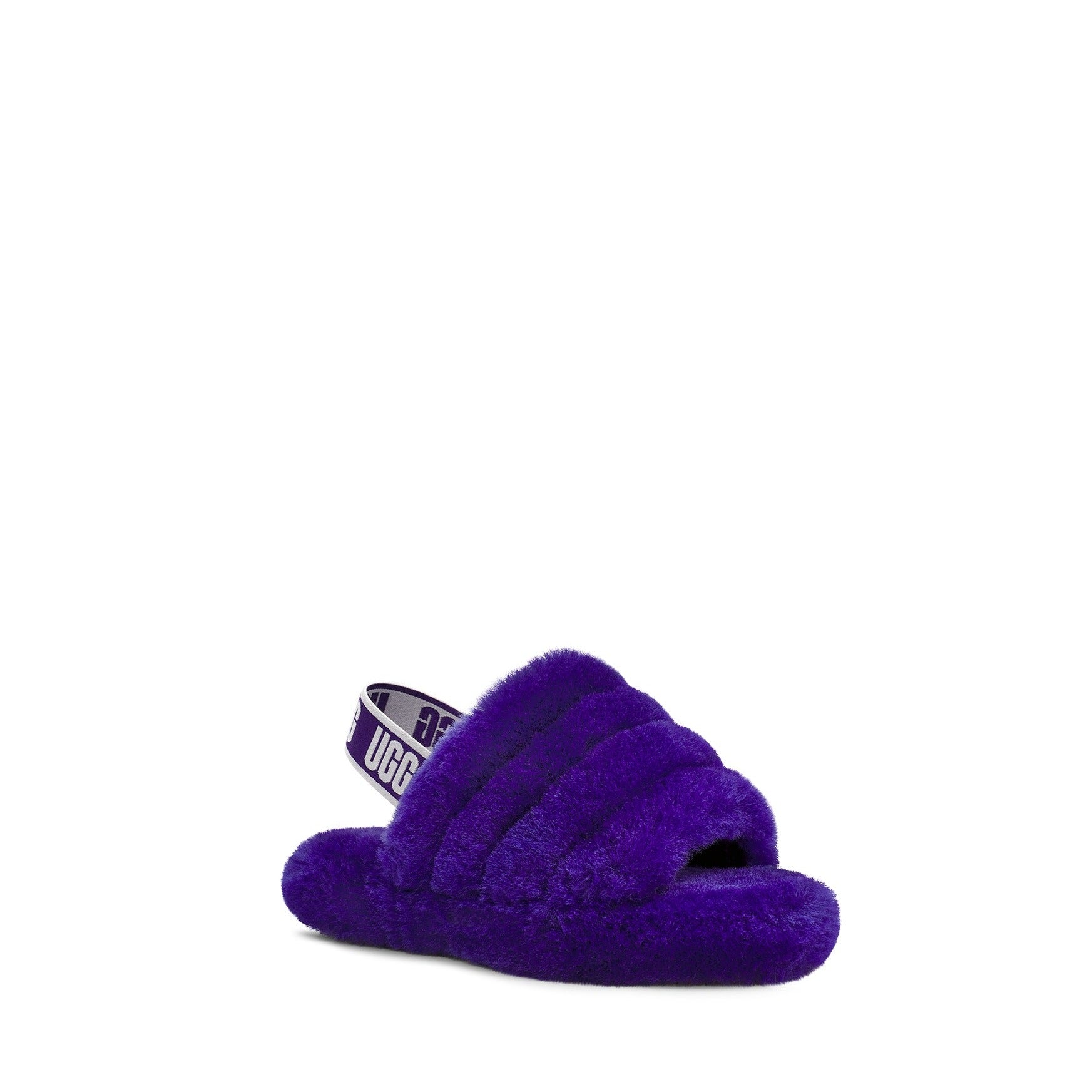 Ugg slippers fluff yeah purple hot sale