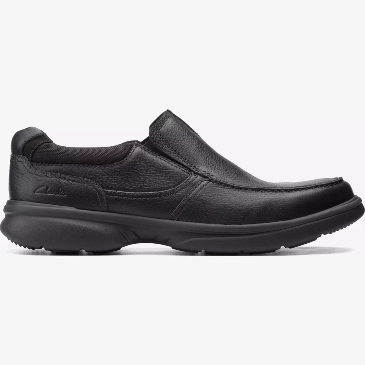 Black Tumbled Leather