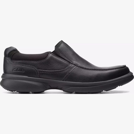 Black Tumbled Leather