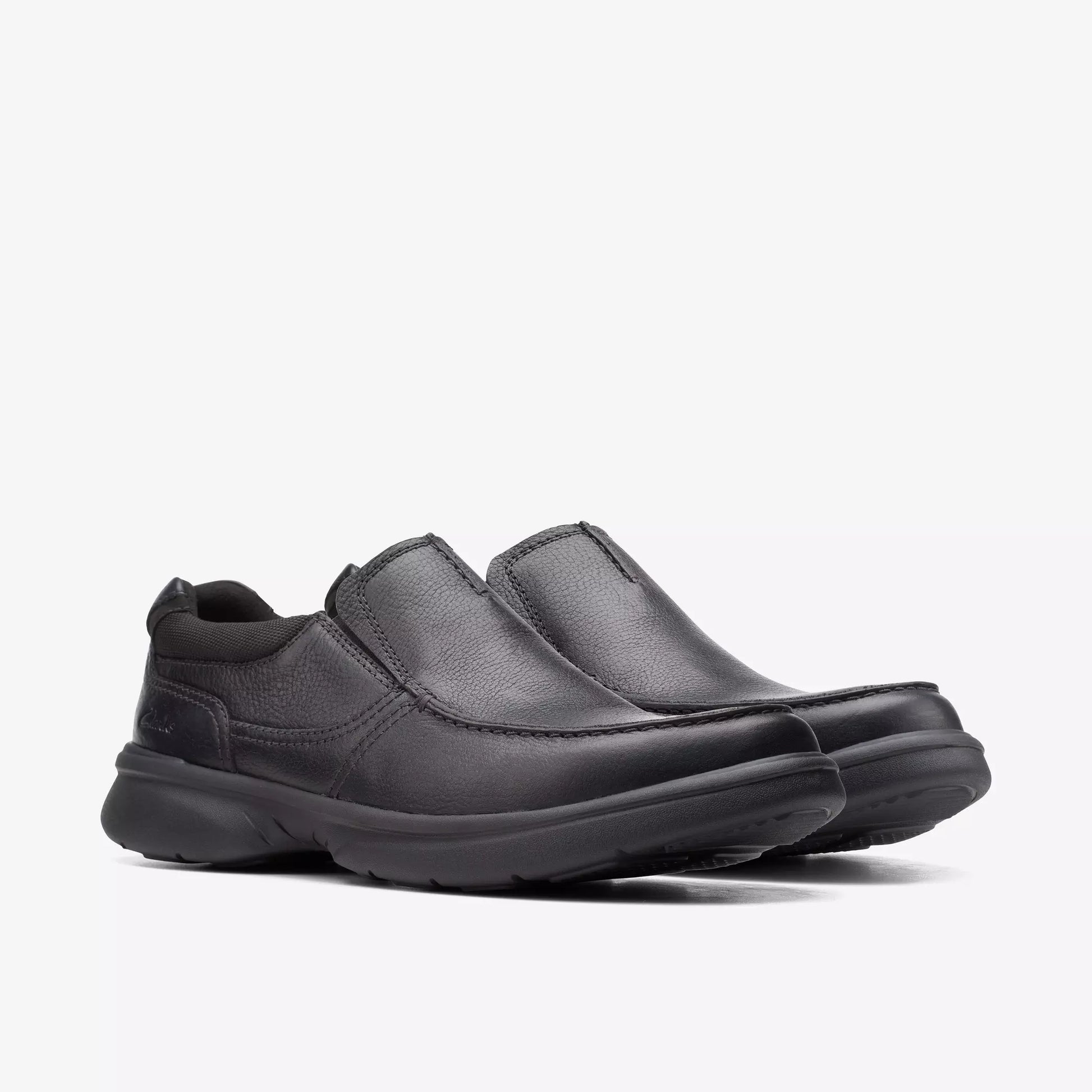Black Tumbled Leather
