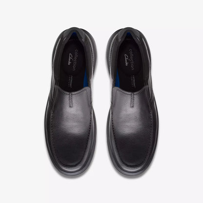 Black Tumbled Leather