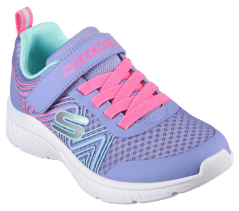 Skechers Kids Microspec Plus Swirl Sweet Girls' Sneaker