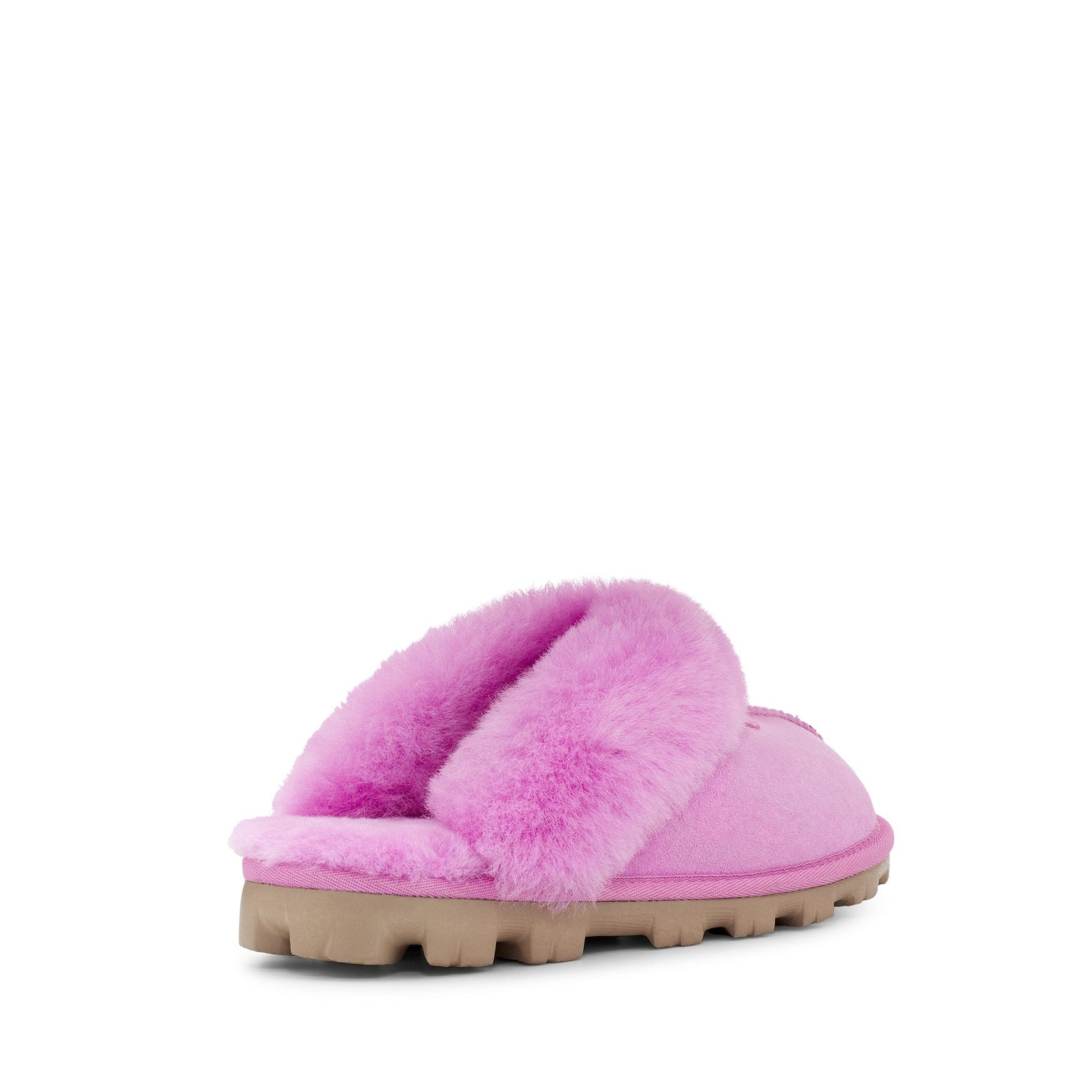 NIB UGG WOMEN'S COQUETTE SUEDE SHEARLING SLIPPERS WILDFLOWER store PINK 7