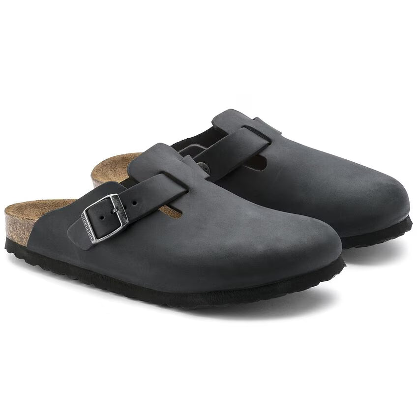 Birkensock Boston Oiled Leather - Hard Footbed