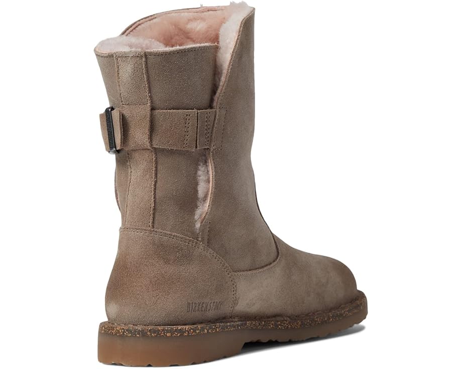 Uppsala Shearling Boot Gray Taupe Suede