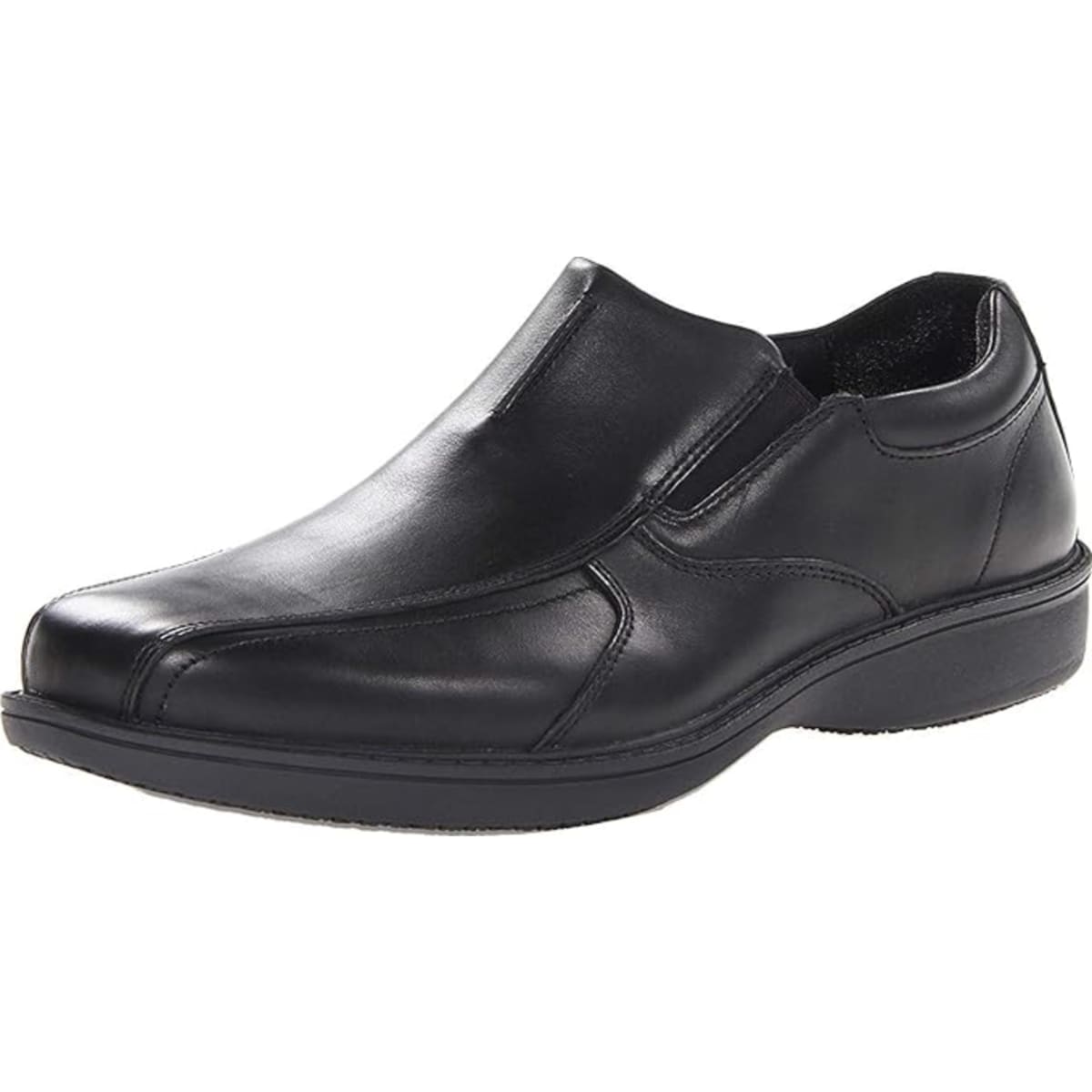 black leather