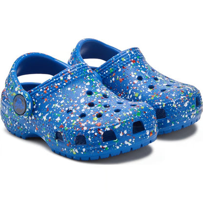 Crocs Kids' Classic Paint Splatter Clog