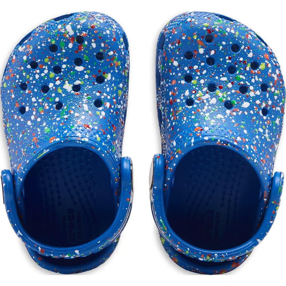 Crocs Kids' Classic Paint Splatter Clog