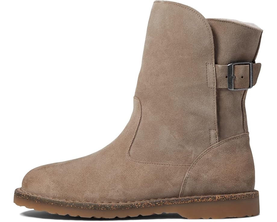 Uppsala Shearling Boot Gray Taupe Suede