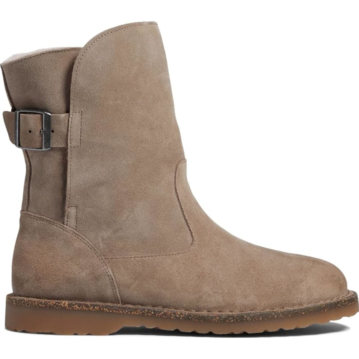 Uppsala Shearling Boot Gray Taupe Suede