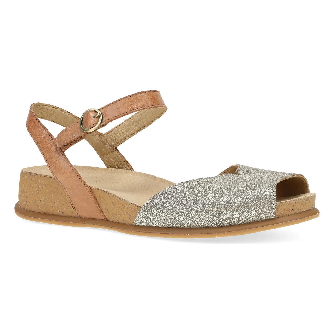 Platino/Tan Leather