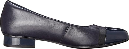 Navy Leather