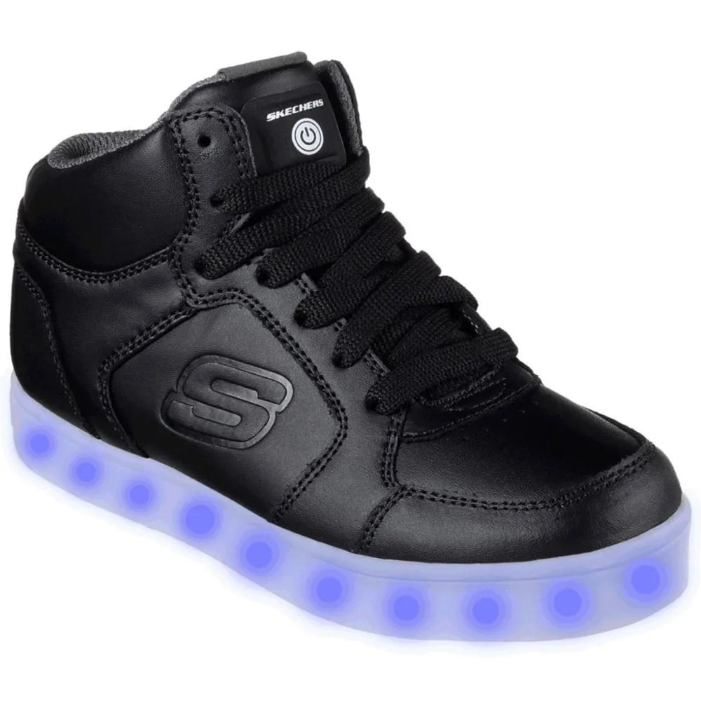 Black high shops light up shoes