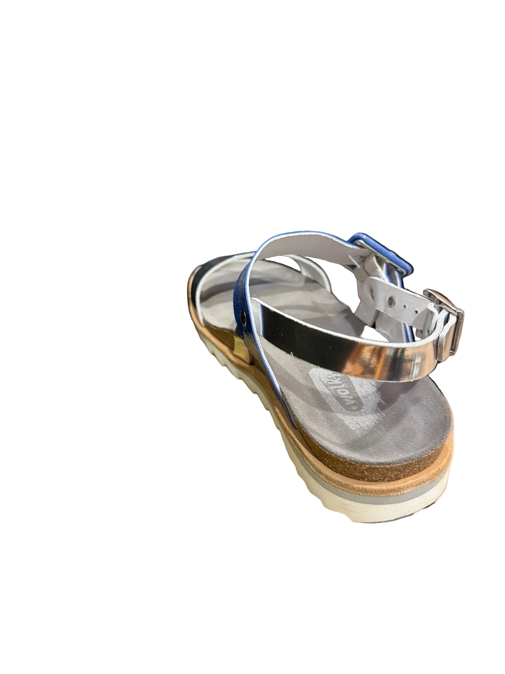 Silver/Blue Pat