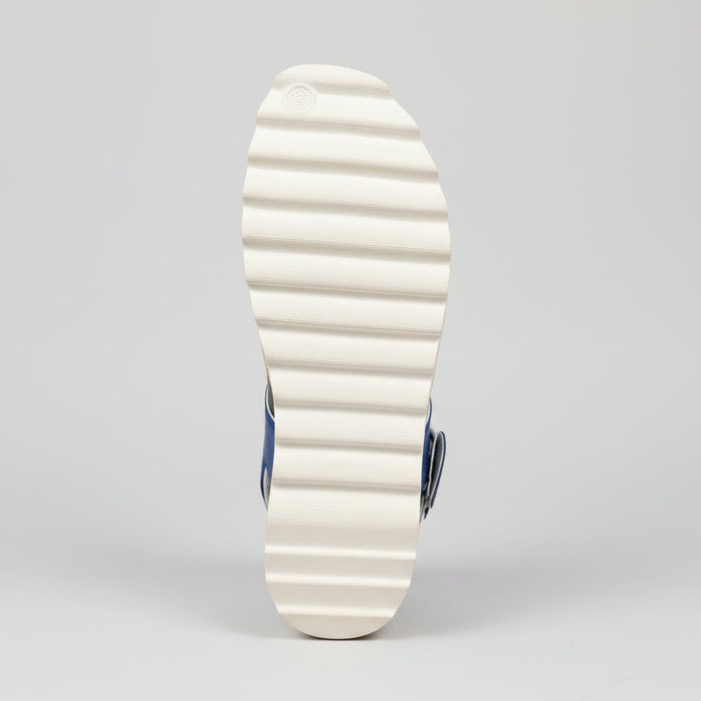 Silver/Blue Pat