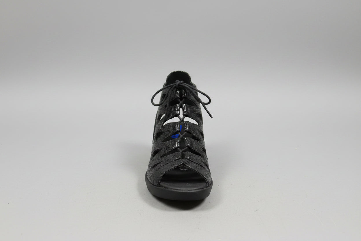 Black Crash Suede