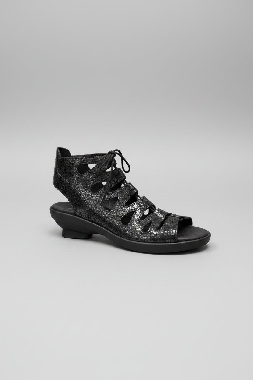 Black Crash Suede