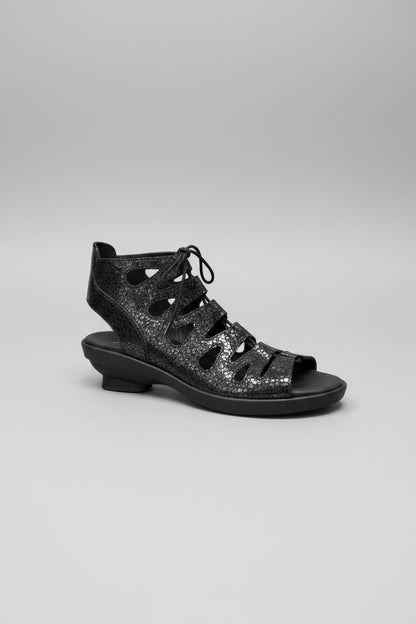 Black Crash Suede