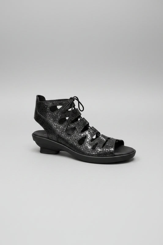 Black Crash Suede