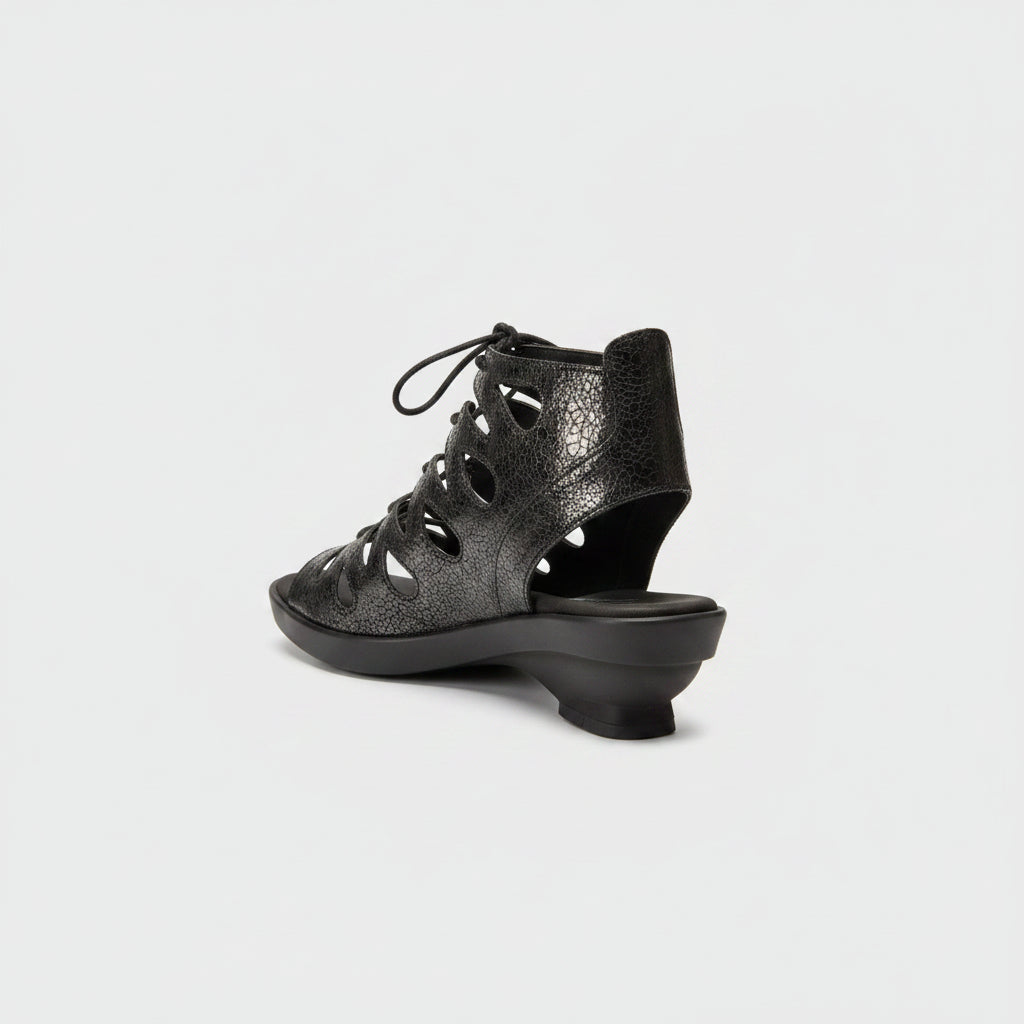 Black Crash Suede