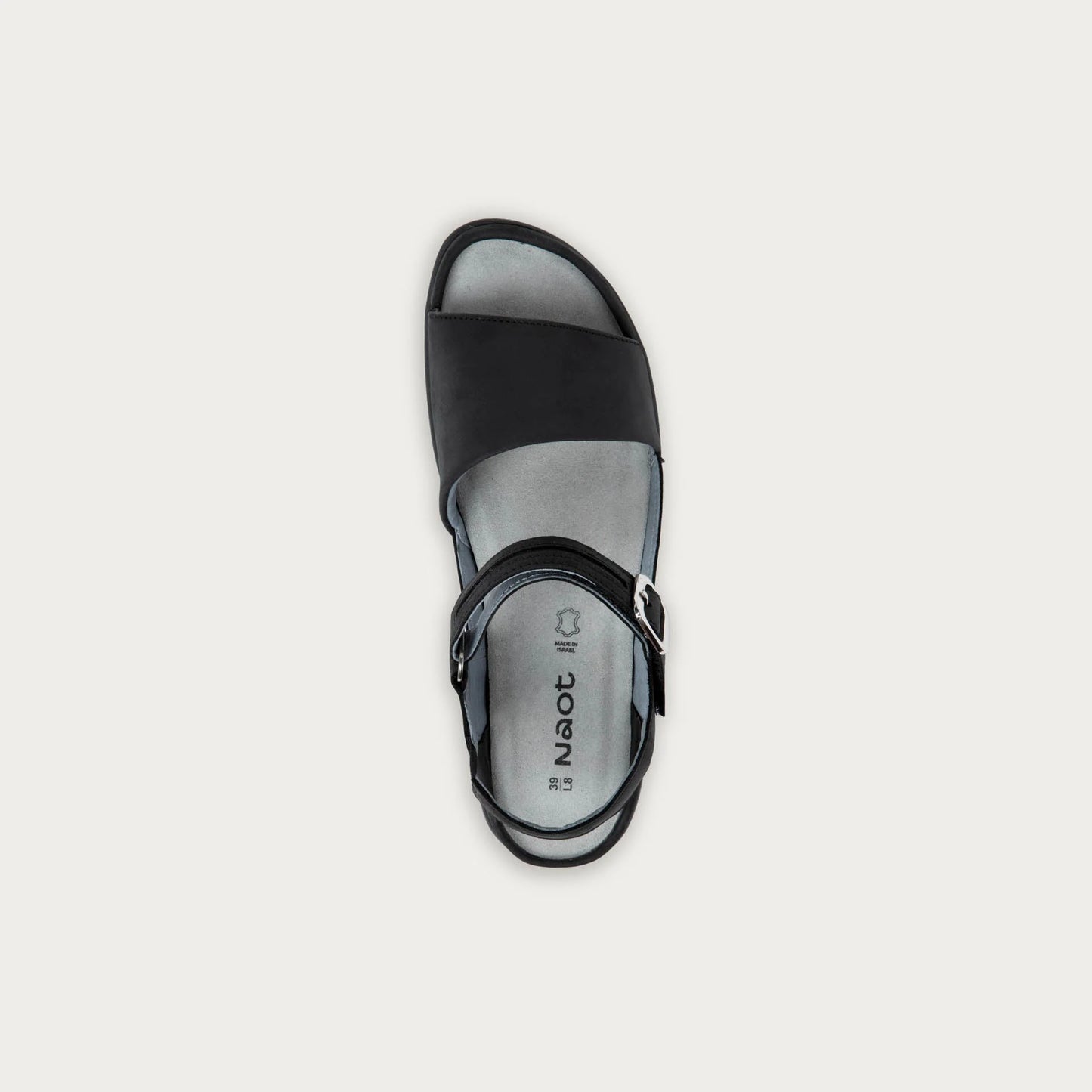 Ebony Nubuck/Black Leather