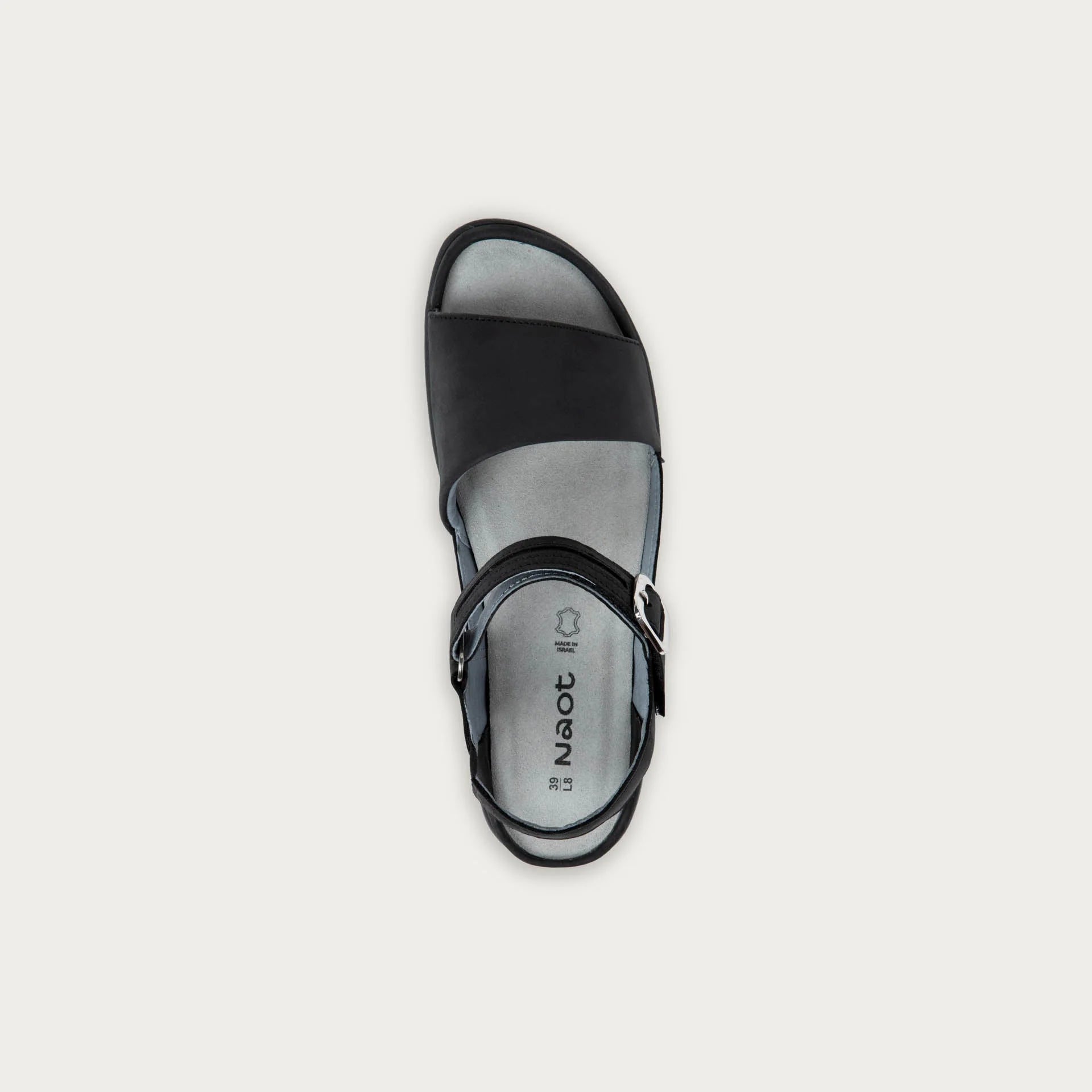 Ebony Nubuck/Black Leather