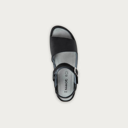 Ebony Nubuck/Black Leather
