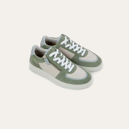 Off White/Gray Blue/Sage Combo