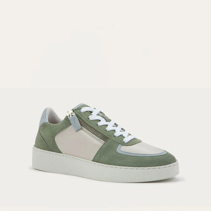 Off White/Gray Blue/Sage Combo