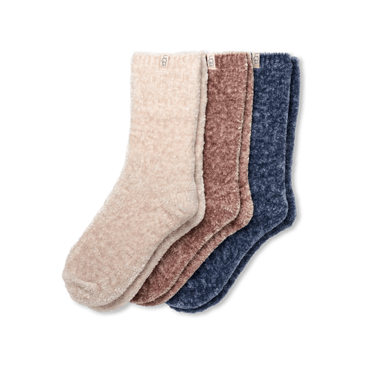 UGG Women's Leda Sparkle 3-Pack Socks