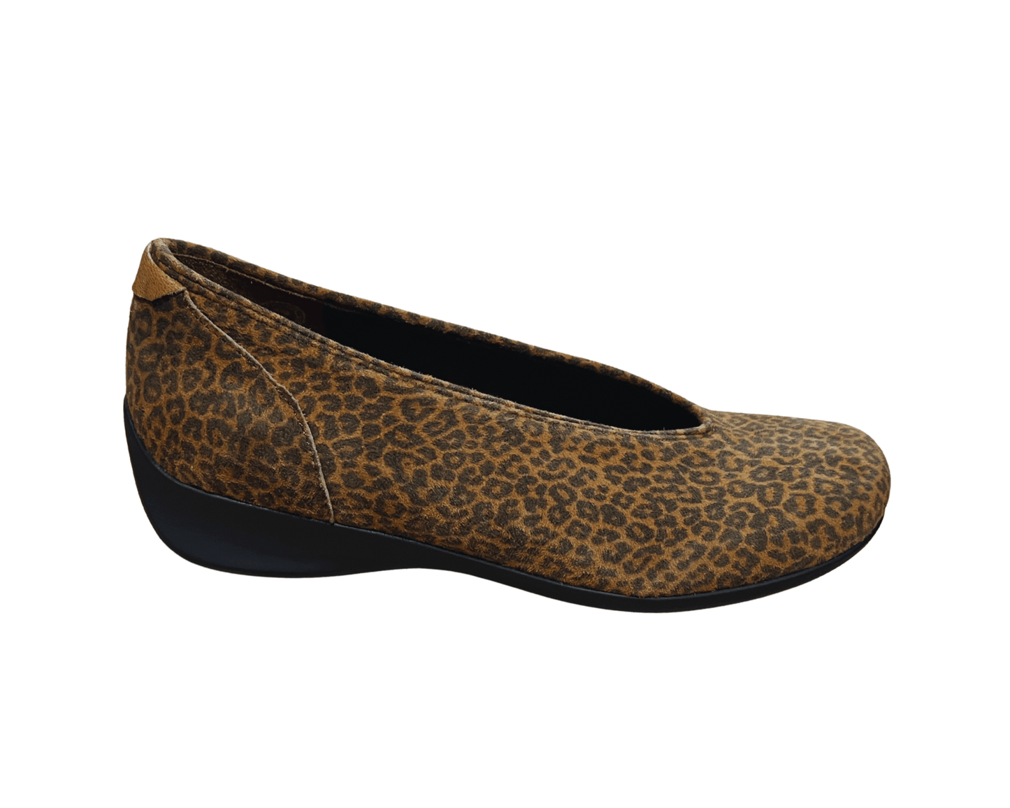 Cafe Leopard Suede