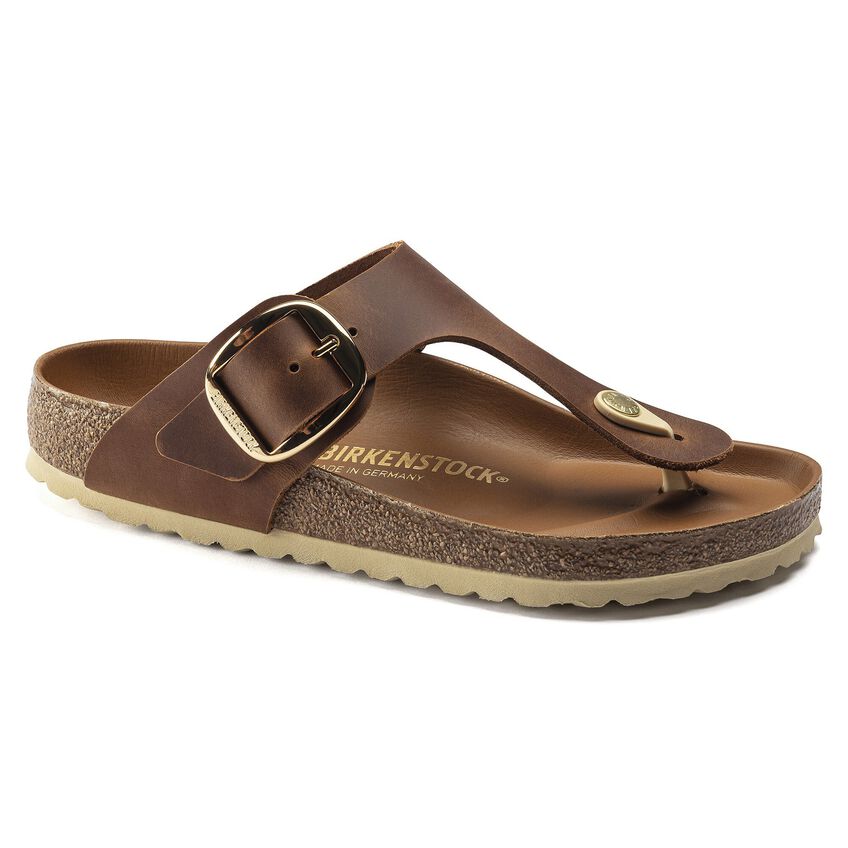 BIRKENSTOCK Women's Big Buckle Gizeh Leather