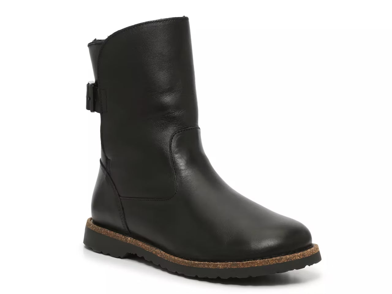 Uppsala Shearling Boot Black Leather
